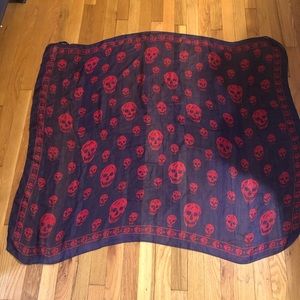 Alexander McQueen Scull Scarf